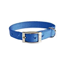 Camon Collare In Nylon Per Cani Colore Blu 15x450mm