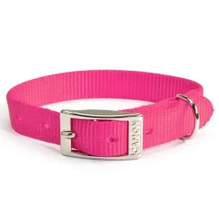 Camon Collare In Nylon Per Cani Colore Rosa Fluo 12x280mm