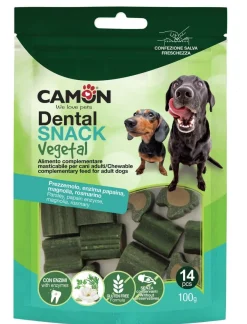 Camon Dental Snack Enzybites Vegetali Per Cani 100g