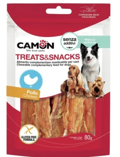 Camon Filetto Snack Di Pollo Naturale Senza Additivi Per Cani 80g