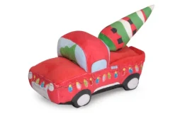 Camon Gioco Carro Attrezzi Natalizio Con Squeaker Per Cani