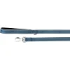 Camon Guinzaglio Con Maniglia In Neoprene E Cuciture Reflex Blu 2,5x120cm