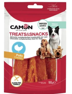 Camon Jerky Di Pollo Croccante Per Cani 90g