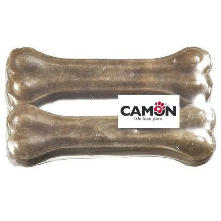 Camon Ossi in Pelle Bovina Per Cani 2 Pezzi Da 120g
