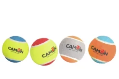 Camon Palla Da Tennis Rimbalzante In Gomma Piena Per Cani 7,2cm