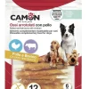 Camon Rolls Di Pelle Bovina Con Pollo Per Cani 28cm 250g 3 Pezzi