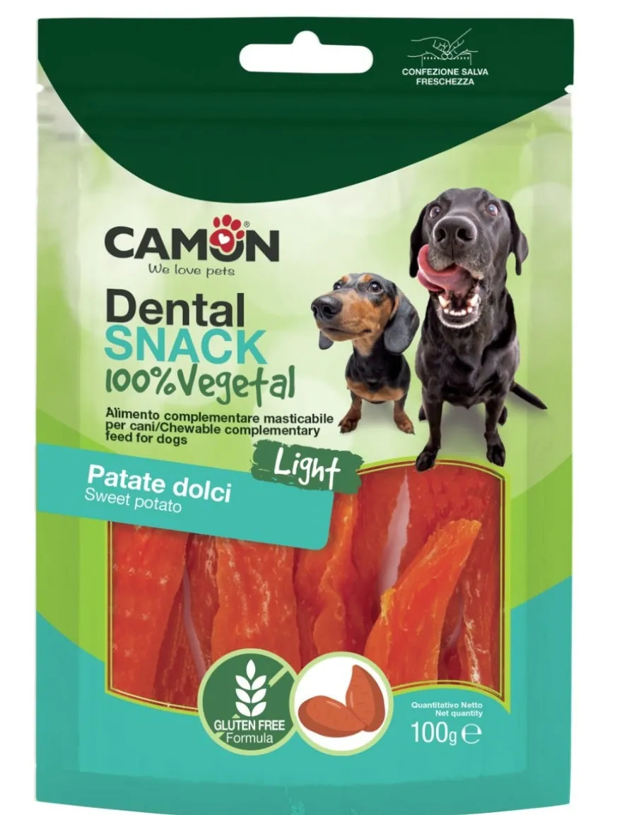 Camon Snack Straccetti Di Patata Dolce Per Cani 100g 4-8cm