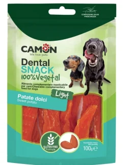 Camon Snack Straccetti Di Patata Dolce Per Cani 100g 4-8cm