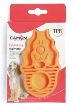 Camon Spazzola Palmare In TPR Forma Cane Per Cani/Gatti