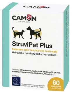 Camon StruviPet Plus Alimento Complementare Per Cani/Gatti 60 Compresse