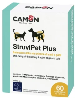 Camon StruviPet Plus Alimento Complementare Per Cani/Gatti 60 Compresse