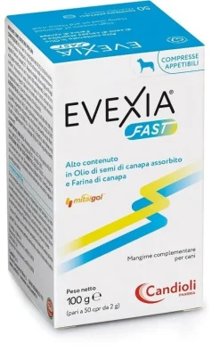Candioli Evexia Fast Mangime Complementare Per Cani 50 Compresse