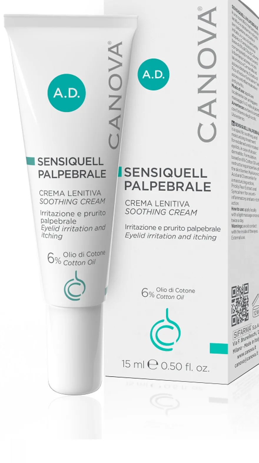 Canova Sensiquell Palpebrale Crema Lenitiva 15ml