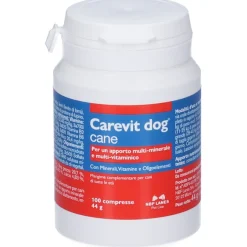 Carevit Dog Cani Flacone 100 Compresse Appetibili