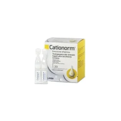 Cationorm Gocce 30 Flaconi Monodose 0,4ml Lubrificazione Oculare