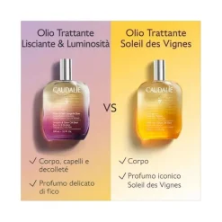 Caudalie Olio Trattante Lisciante Luminosità Corpo/Capelli /Decolleté 50ml