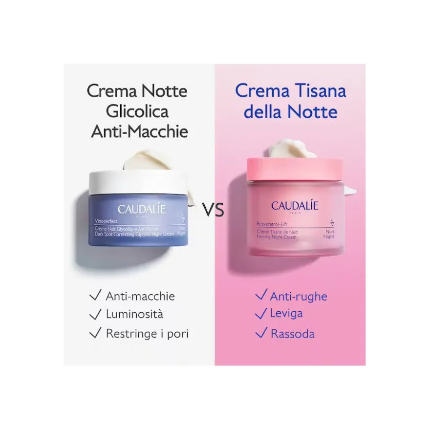 Caudalie Resveratrol-lift Crema Tisana Notte 50ml Idratante