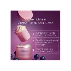 Caudalie Resveratrol-lift Crema Tisana Della Notte Ricarica 50ml