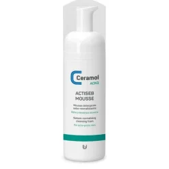 Ceramol Actiseb Mousse Detergente 150ml per Pelle Sensibile