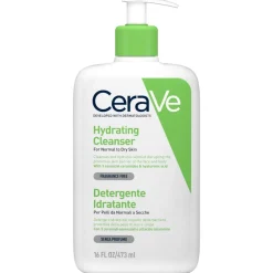 CeraVe Detergente Idratante Viso Pelle Da Normale A Secca Con Acido Ialuronico E Ceramidi 473 ml
