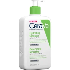 CeraVe Detergente Idratante Viso Pelle Da Normale A Secca Con Acido Ialuronico E Ceramidi 473 ml