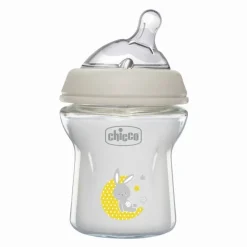 Chicco Biberon In Vetro Natural Feeling Flusso Lento 0 Mesi+ 150ml