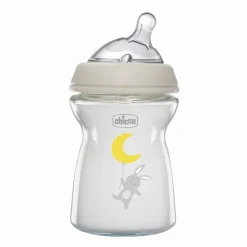 Chicco Biberon In Vetro Natural Feeling Flusso Lento 250ml 0M+