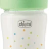 Chicco Biberon Perfect Glass Unisex Silicone da 150 ml