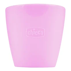 Chicco Bicchiere In Silicone Rosa 6M+