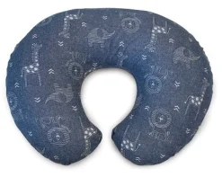 Chicco Boppy Cuscino Allattamento Denim Animals