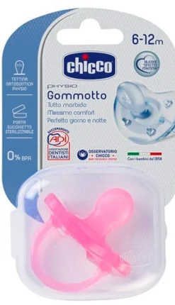 Chicco Gommotto Silicone Rosa 6-12 Mesi 1 Pezzo