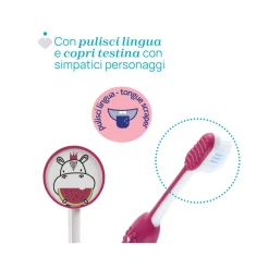 Chicco Spazzolino 3-6 Anni Hippo