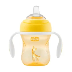 Chicco Tazza Transition Neutra Colore Giallo Per Bambini 4 Mesi+ 200ml