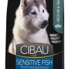 Cibau Sensitive Fish Medium & Maxi Cibo Secco Per Cani Adulti Sacco 12Kg