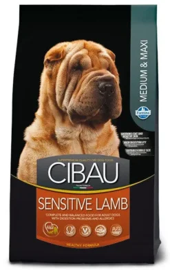 Cibau Sensitive Lamb Medium & Maxi Cibo Secco Per Cani Adulti Sacco 12 Kg