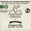 Cioccolato Crudo Bio Fondente 80% 30g