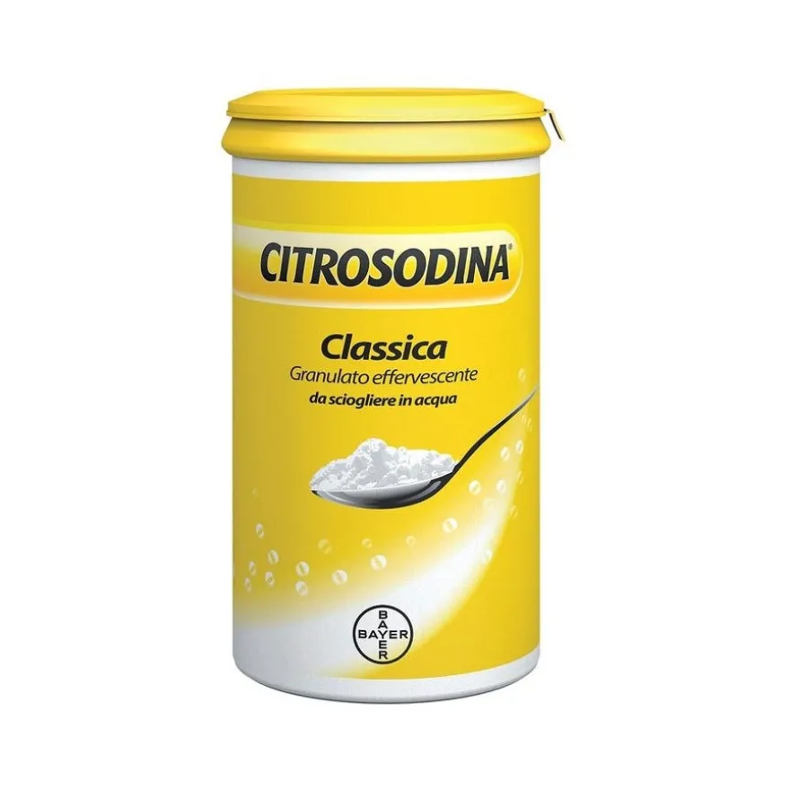 Citrosodina Granulato Effervescente Digestivo contro Pesantezza di Stomaco al Limone 150g