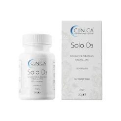 Clinica Solo D3 - vitamina D3 - 60 compresse = 2 mesi di trattamento