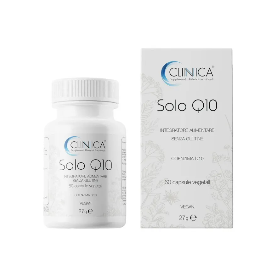 Clinica Solo Q10 - coenzima Q10 - 60 capsule vegetali = 1 mese di trattamento