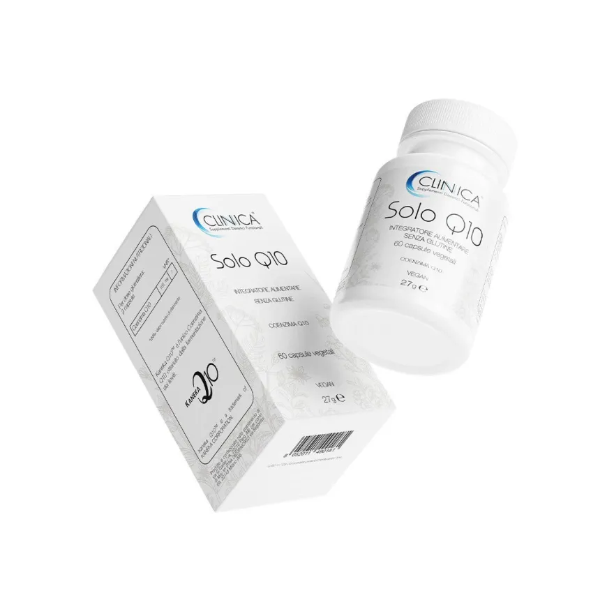 Clinica Solo Q10 - coenzima Q10 - 60 capsule vegetali = 1 mese di trattamento