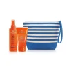 Collistar Cofanetto Latte Spray Abbronzante Viso E Corpo SPF20 200ml + Shampoo Doccia 150ml + Pochette