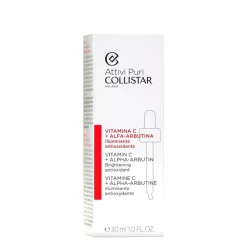Collistar Siero Viso Attivi Puri Vitamina C + Alfa-Arbutina 30ml