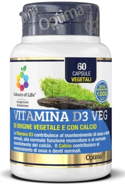 Colours of Life Vitamina D3 Veg 60 Capsule