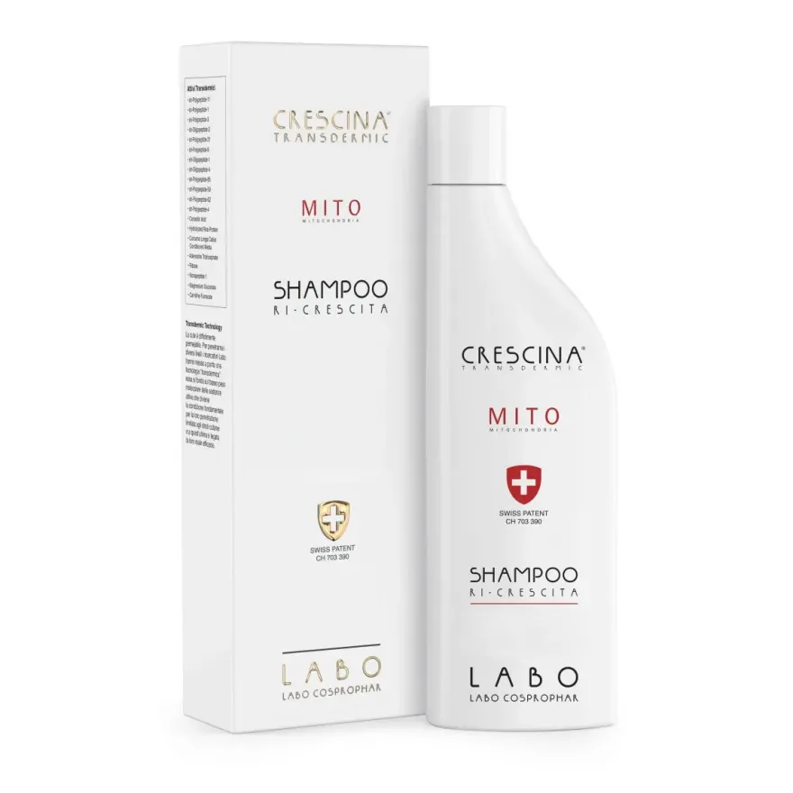 Crescina Shampoo Ri-Crescita Mito 500 Uomo 150ml