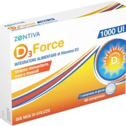 D3 Force Zentiva 1000UI 60 Compresse