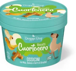 Doggye Bag Cuortenero Ossicini con Mela Banana e Burro di Arachidi 150 g