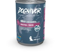 Dognivor Anatra Riso E Zucca Cibo Umido Per Cani 400g