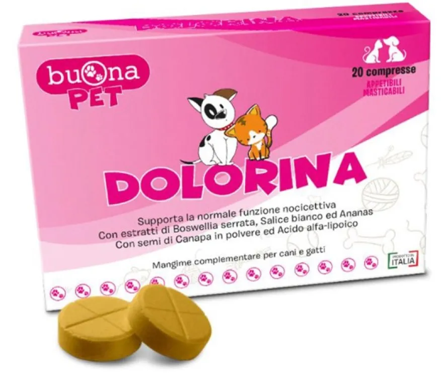 Dolorina Mangime Complementare Per Cani E Gatti 20 Compresse