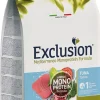 Dorado Exclusion Mediterraneo Monoprotein Noble Grain Puppy Small Breed Con Tonno Cibo Secco Per Cani 500g