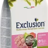 Dorado Exclusion Mediterraneo Monoprotein Noble Grain Puppy Medium Breed Con Pollo Cibo Secco Per Cani 3kg